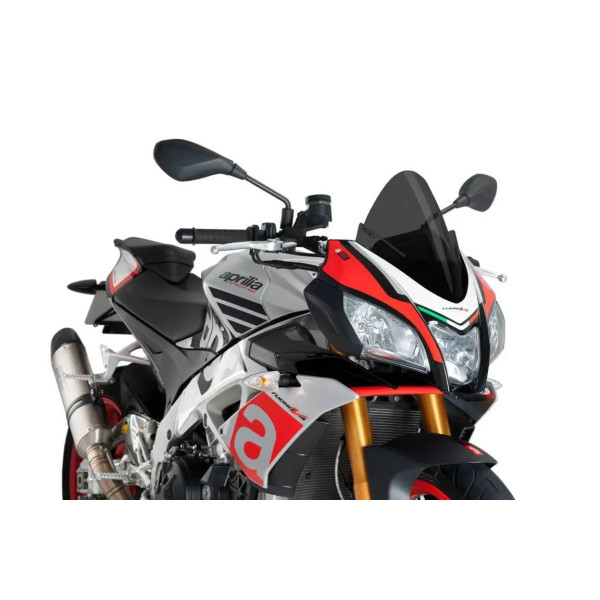 Puig Puig racing screen | dark smoke | aprilia tuono 125 2017>current